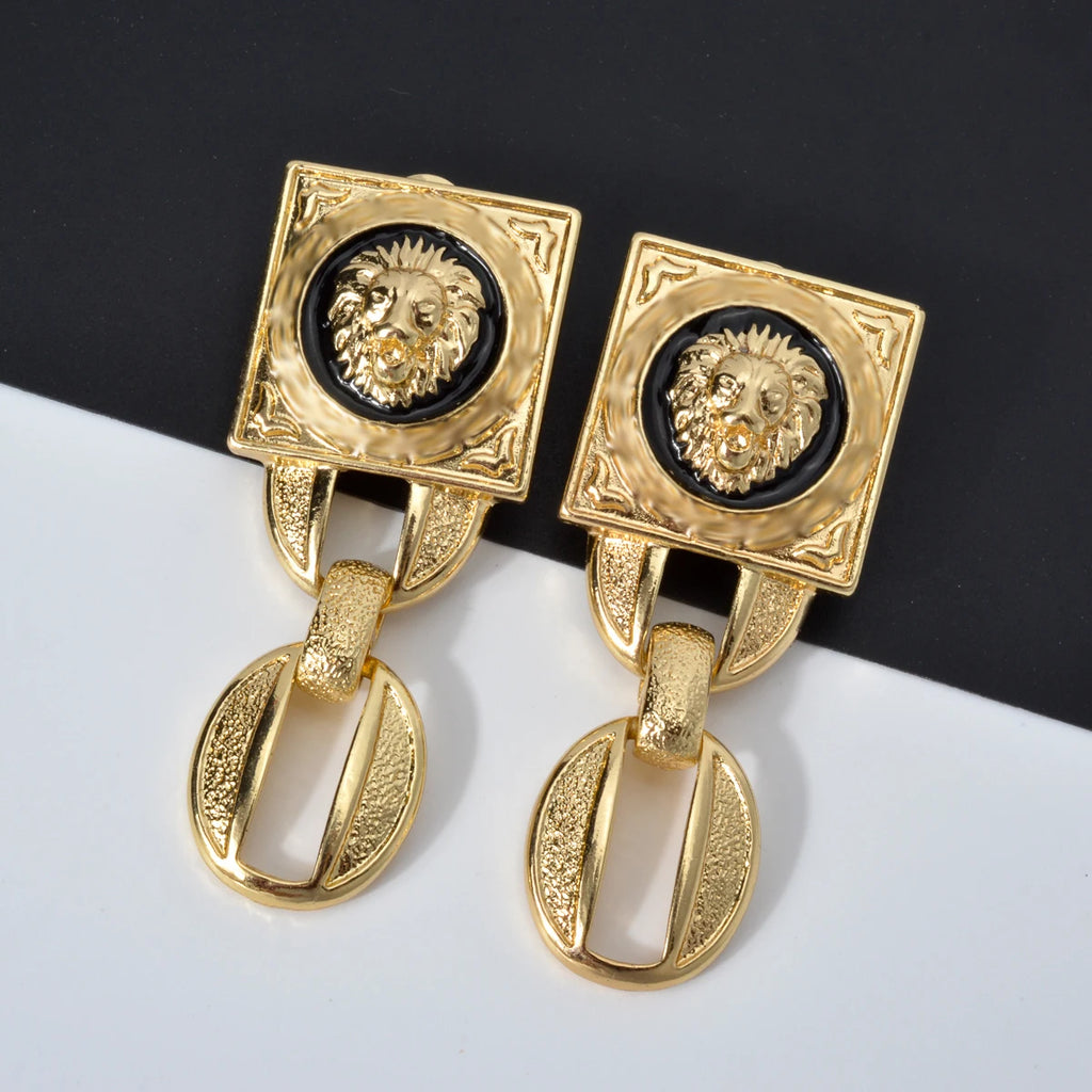 Gold Plated Jewelry Set  For Women African Indian Dubai Wedding Jewellery Luxury Choker Necklace Bracelet Earring Cuff Rings